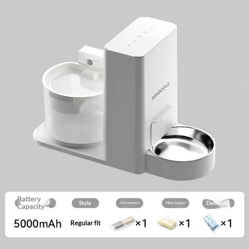 Distributore d acqua per gatti wireless termostatico 2-in-1.