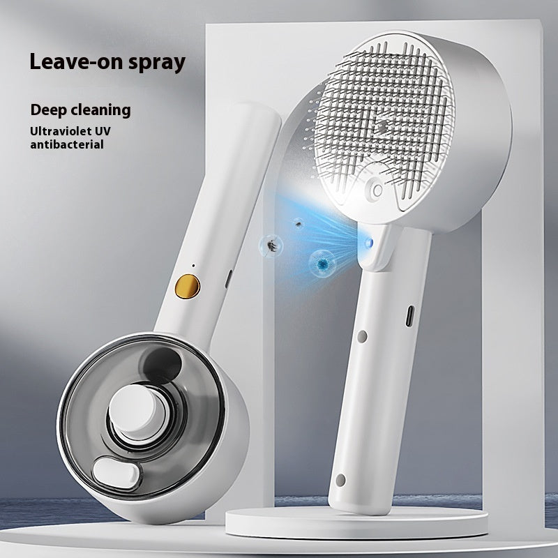 SPAZZOLA MASSAGGIANTE SPRAY 3-in-1 PER ANIMALI DOMESTICI ✨